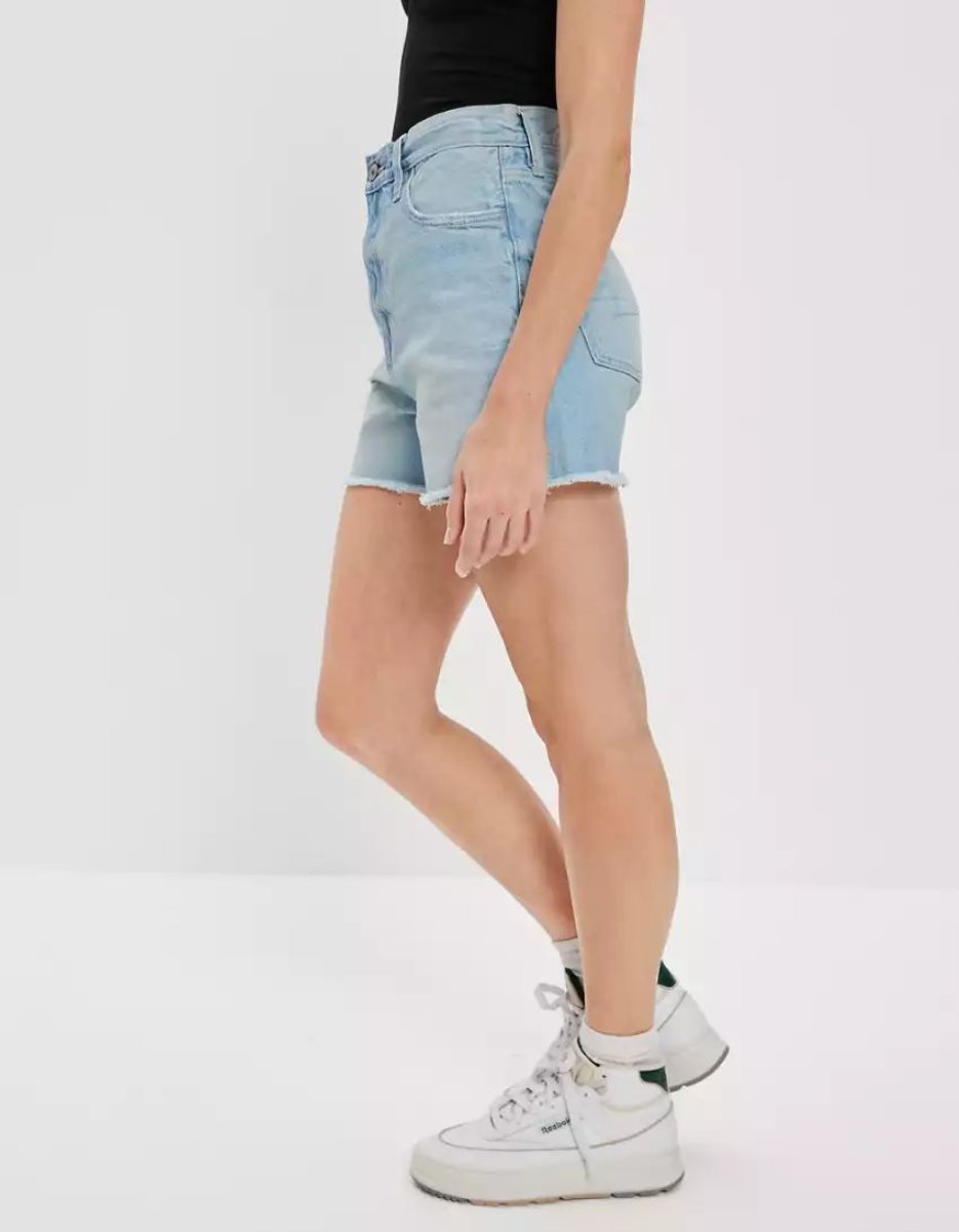 Shorts American Eagle AE Denim Highest Taille '90s Boyfriend Indigo Clair Femme | SHQ-94363567